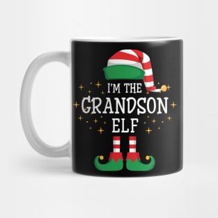 I'm The Grandson Elf Matching Family Christmas Pajama Mug